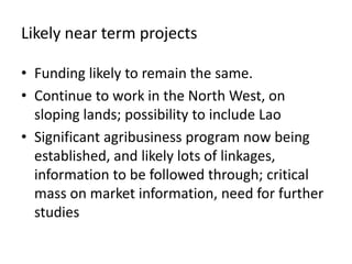 Geoff Morris ACIAR CIAT Asia meeting