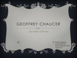 Geoffrey Chaucer Slide