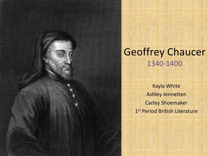 Characteristics Of Geoffrey Chaucer
