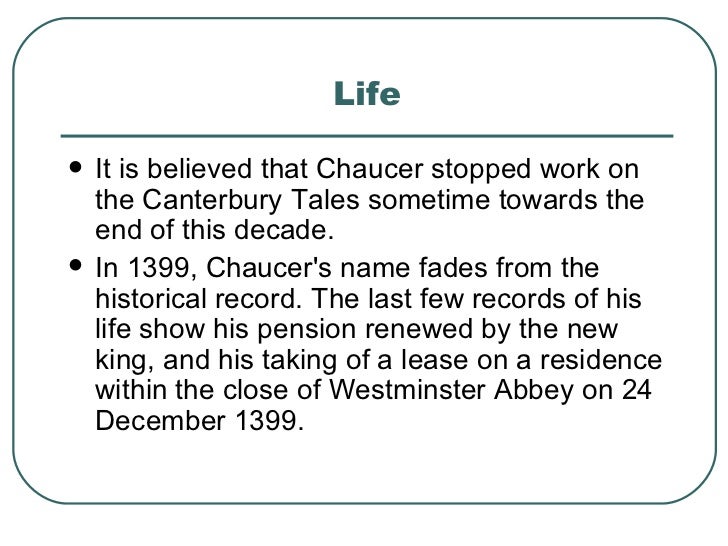 english poetry during chaucers age 1343-1400) was an english author, philosopher, diplomat, and poet, and is best known around 1366 chaucer married philippa (de) roet, a lady-in-waiting to. english poetry during chaucers age 1343-1400) was an english author, philosopher, diplomat, and poet, and is best known around 1366 chaucer married philippa (de) roet, a lady-in-waiting to.