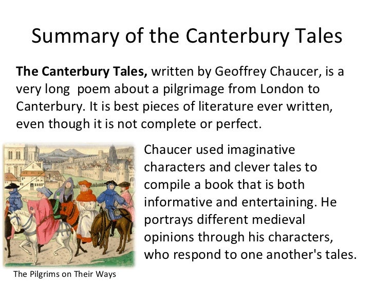 The Canterbury Tales Summary