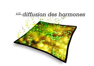— diffusion des hormones
p.30
 