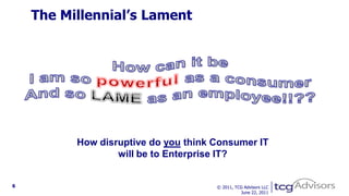 The Millennial’s Lament<br />How can it be<br />I am so powerful as a consumer<br />And so LAMEas an employee!!??<br />How...
