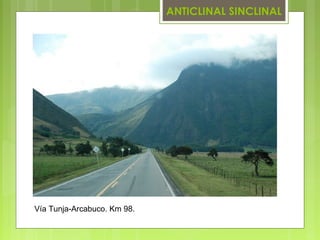 ANTICLINAL SINCLINAL
Vía Tunja-Arcabuco. Km 98.