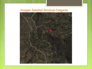 Imagen Satelital Sinclinal Colgante