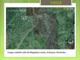 VALLE
Imagen satelital valle del Magdalena medio, Antioquia- Santander.