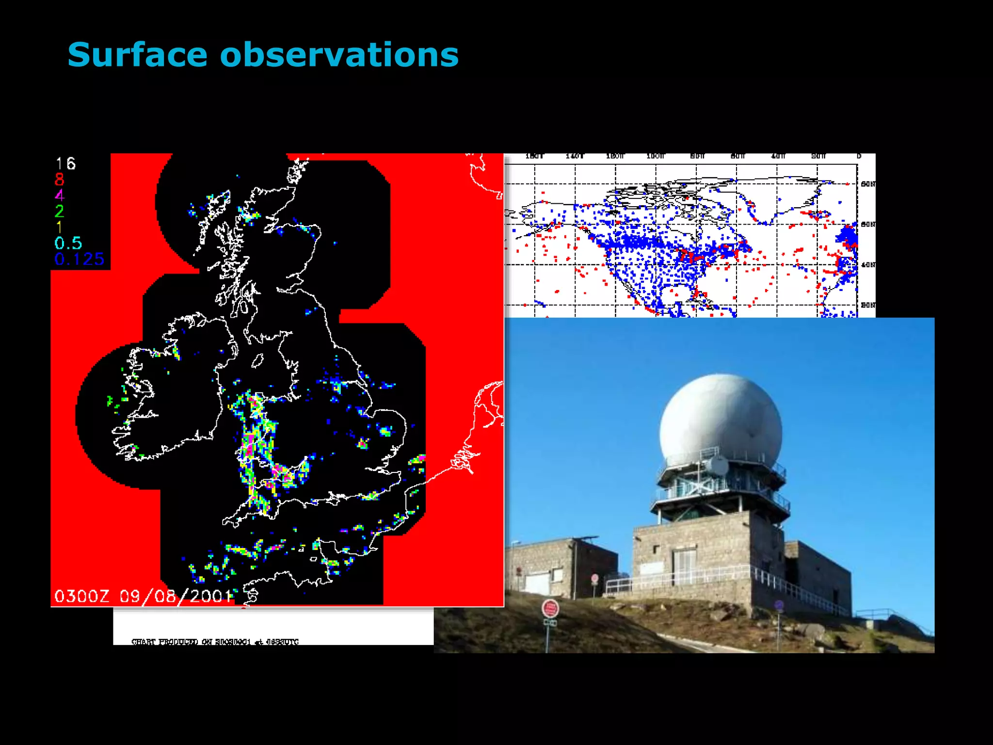 Surface observations
 