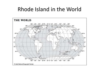 Rhode Island in the World