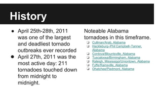 Devastation of Tornadoes in the Southern United States PPT
