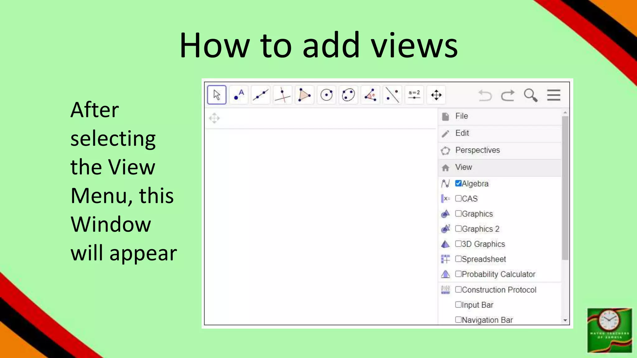 GeoGebra Tutorials PPTX Geogebra tutorials pptx