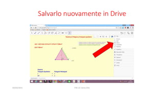 Salvarlo nuovamente in Drive
04/03/2015 P.N.S.D. Anna Cilia
 