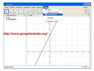 GeoGebra Anlatımı | PPT