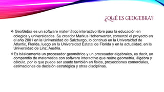 Geogebra | PPTX