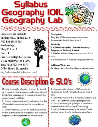Geog lab syllabus spring  2014