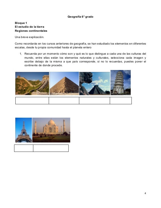 Geografia 6 Grado Primaria