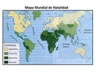 Mapa Mundial de Natalidad 
