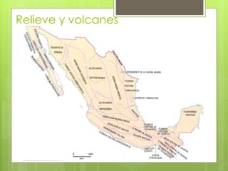 Relieve y volcanes
 
