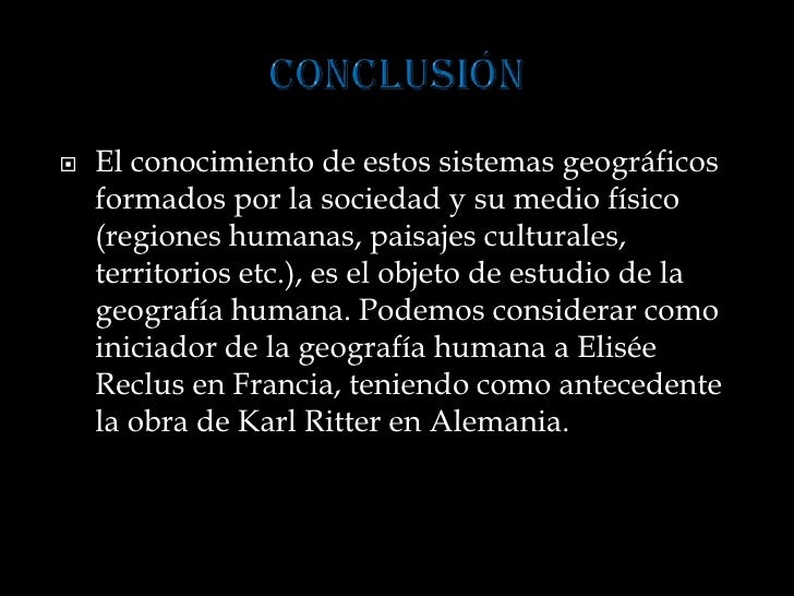 Geografía humana