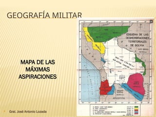 GEOGRAFÍA Militar de bolivia y el arte militar .pptx