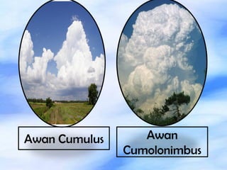 Awan Cumulus

Awan
Cumolonimbus

 