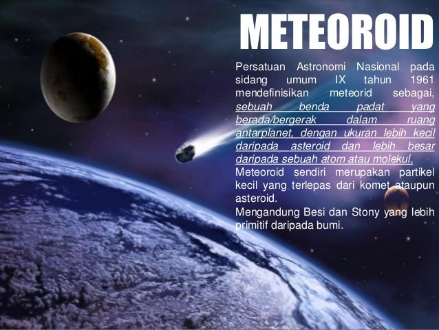 Geografi Asteroid Komet Meteor