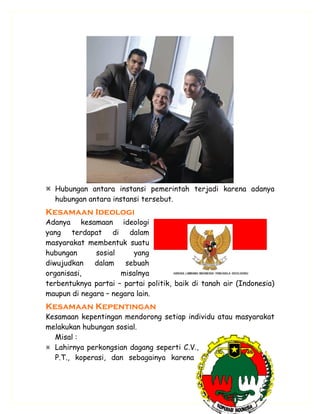 Geografi 8   makalah hubungan sosial