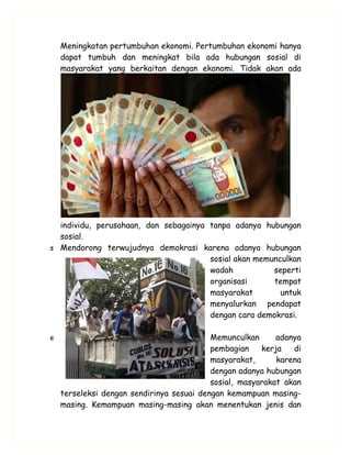 Geografi 8   makalah hubungan sosial