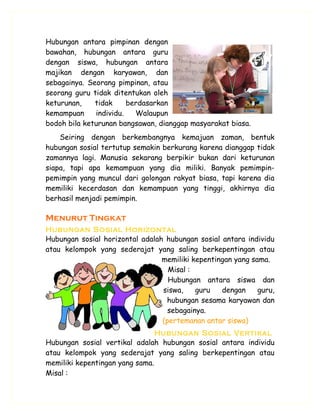 Geografi 8   makalah hubungan sosial