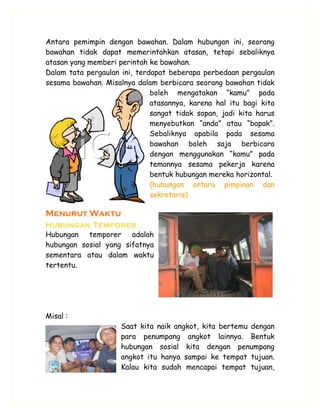 Geografi 8   makalah hubungan sosial