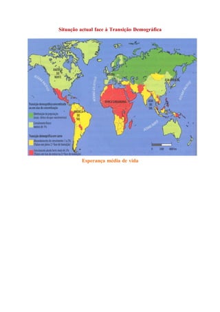 Situação actual face à Transição Demográfica




         Esperança média de vida
 