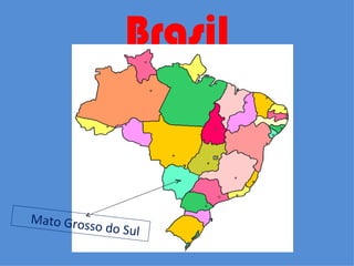 Brasil



Mato Gros
         so do Sul
 