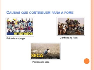 Conflitos no País

Falta de emprego

Período de seca

 