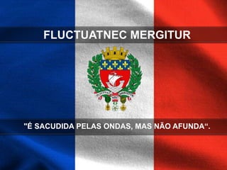 FLUCTUATNEC MERGITUR
"É SACUDIDA PELAS ONDAS, MAS NÃO AFUNDA“.
 
