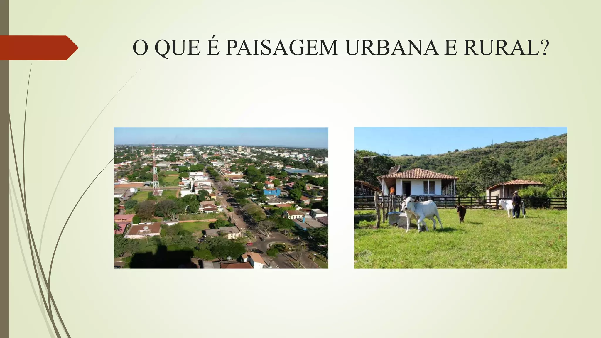 Geografia Paisagens Urbanas e Rurais | PPTX