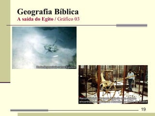 Geografia Bíblica  A saída do Egito /  Gráfico 03 