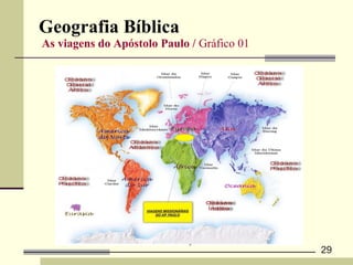 Geografia Bíblica   As viagens do Apóstolo Paulo /  Gráfico 01 