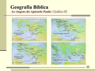 Geografia Bíblica   As viagens do Apóstolo Paulo /  Gráfico 02 
