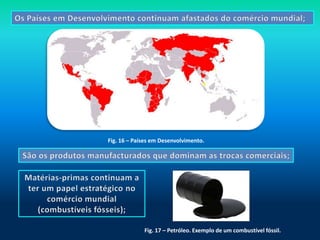 Fig. 16 – Países em Desenvolvimento.




             Fig. 17 – Petróleo. Exemplo de um combustível fóssil.
 