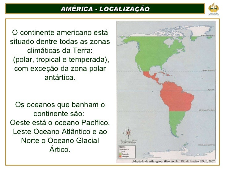 O Continente Americano Mostra Grande Variação Climática Em Sua Extensão