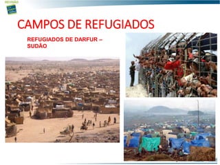 CAMPOS DE REFUGIADOS
REFUGIADOS DE DARFUR –
SUDÃO
 