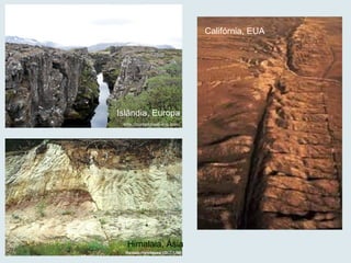 Islândia, Europa
Califórnia, EUA
Himalaia, Ásia
 