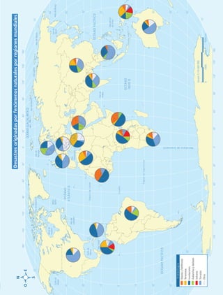 Anexo de mapas
193
Desastresoriginadasporfenómenosnaturalesporregionesmundiales
60˚90˚120˚150˚30˚60˚90˚120˚150˚180˚30˚0˚
60˚90˚120˚150˚30˚60˚90˚120˚150˚180˚180˚30˚0˚
30˚
30˚
45˚
60˚
45˚
15˚
0˚
15˚
60˚
75˚
75˚
30˚
30˚
45˚
60˚
45˚
15˚
0˚
15˚
60˚
75˚
75˚
75˚
TrópicodeCáncer
TrópicodeCapricornio
Ecuador
MeridianodeGreenwich
OCÉANOPACÍFICO
OCÉANOGLACIALÁRTICO
OCÉANO
ATLÁNTICO
OCÉANO
ÍNDICO
OCÉANOPACÍFICO
MardelSur
deChina
Marde
Ojostk
Mar
Mediterráneo
Golfode
México
Golfode
Alaska
MardeSiberia
MarLáptev
MarCaribe
MardeBering
MardeBeaufort
MardeBarents
Marde
Noruega
Bahía
Bafﬁn
Mardel
Labrador
Marde
Arabia
Bahíade
Hudson
Escala1:110000000
04500km15003000
Simbología
Sequíasyhambrunas
Terremotos
Inundaciones
Avalanchasydeslaves
Volcanes
Tornados
Otros
AB-GEO-5-P-188-208.indd 193 17/02/12 11:26
 