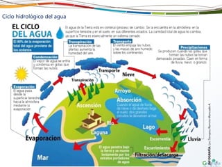 Ciclo hidrológico del agua
 