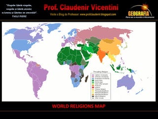 WORLD RELIGIONS MAP
 