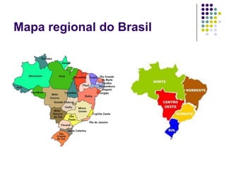 Mapa regional do Brasil
 