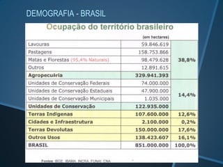 DEMOGRAFIA - BRASIL
 