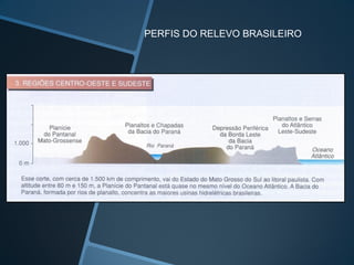 PERFIS DO RELEVO BRASILEIRO
 