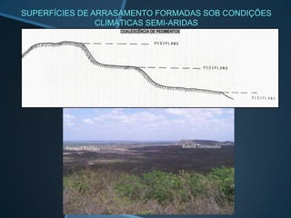 SUPERFÍCIES DE ARRASAMENTO FORMADAS SOB CONDIÇÕES
CLIMÁTICAS SEMI-ARIDAS
 
