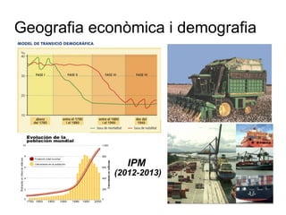 Geografia econòmica i demografia
IPM
(2012-2013)
 