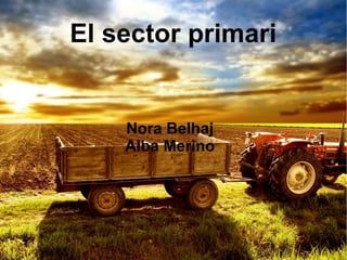 El sector primari


    Nora Belhaj
    Alba Merino
 
